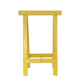 Cavalete Prtico Amarelo - Kit 2 peas lado