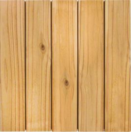 Deck Modular 50cm X 50cm Pinus Tratado (placa)
